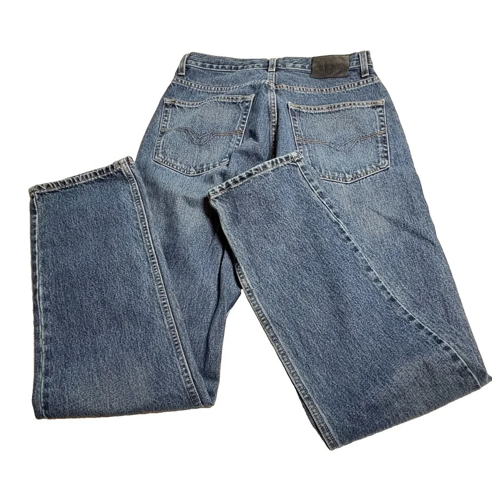 Harley Davidson Men's Jeans 32 X 34 Traditional Fit Relaxed Straight Leg